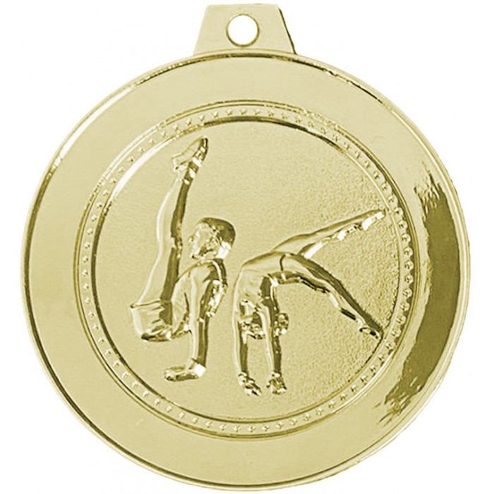 JC EXCLUSIVE MALE/FEMALE GYMNASTIC MEDAL 60MM (GOLD)